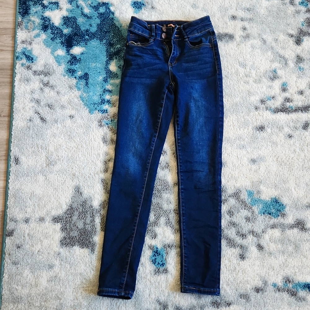 Dark blue jeans